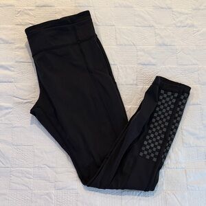 Lululemon checkered print side leggings